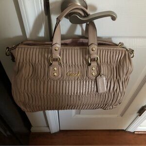 Coach Ashley Tan Satchel Handbag Vintage